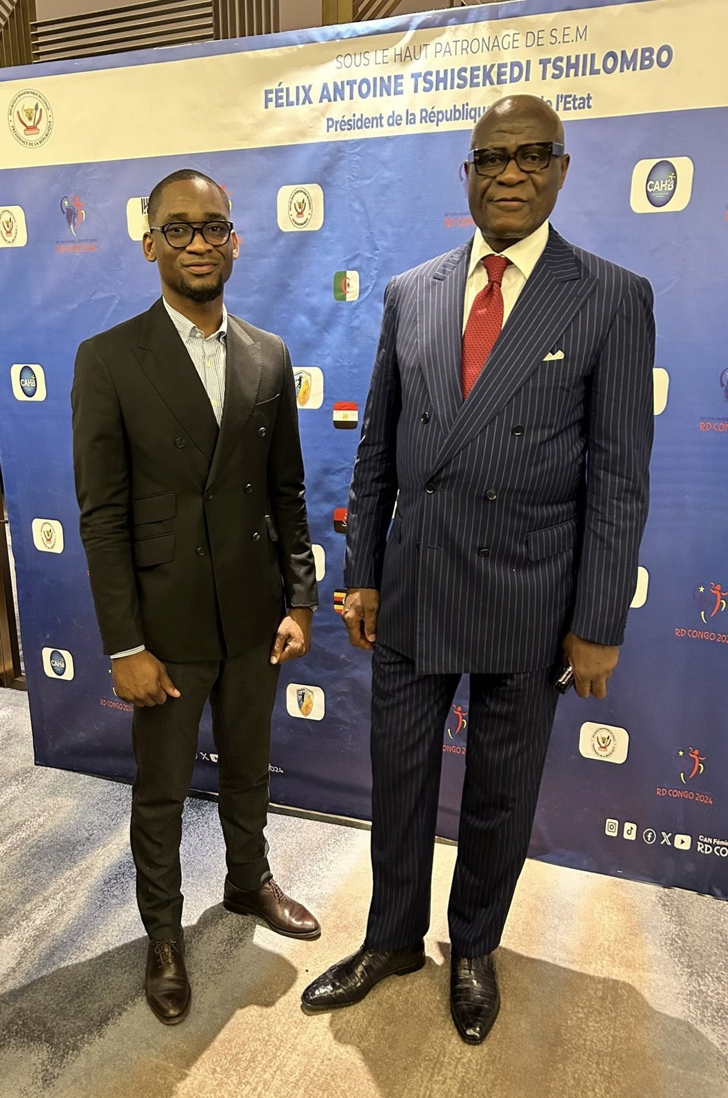 Christian Katshunga at the African Handball Championship held in the DRC in 2024